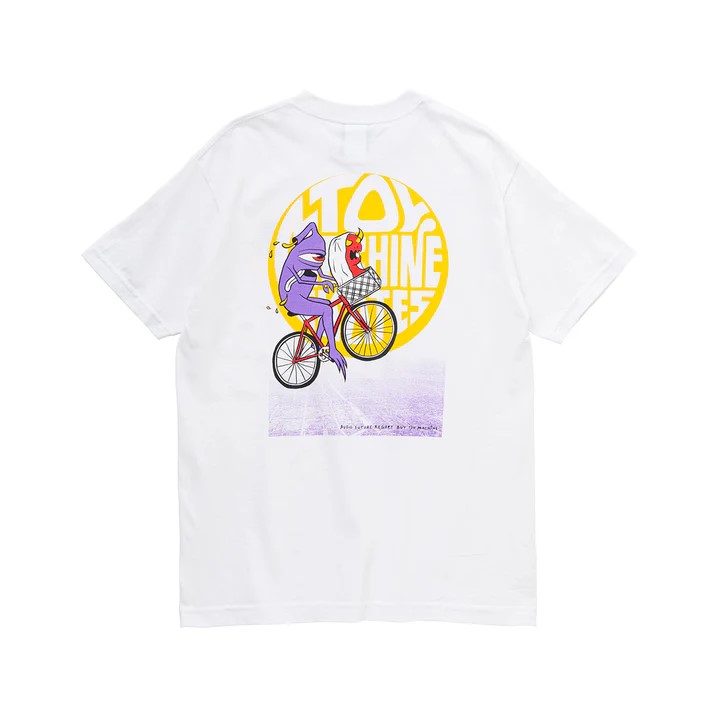 y TOYMACHINE / BIKE SECT SS TEE / WHITE z gC}V[  TVc zCg  XP[g{[h