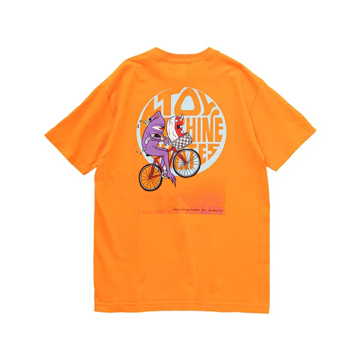 y TOYMACHINE / BIKE SECT SS TEE / ORANGE z gC}V[  TVc IW XP[g{[h