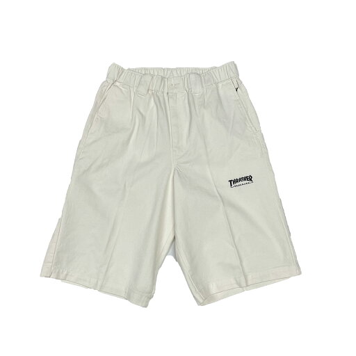 【 THRASHER / TWILL WORK SHORTS / OFF WHITE 】 スラッシャー ショートパンツ ショーツ ハーフパンツ オフホワイト 白 スケートボード 【 THRASHER / TWILL WORK SHORTS / OFF WHITE 】 スラッシャー ショートパンツ ショーツ ハーフパンツ オフホワイト 白 スケートボード