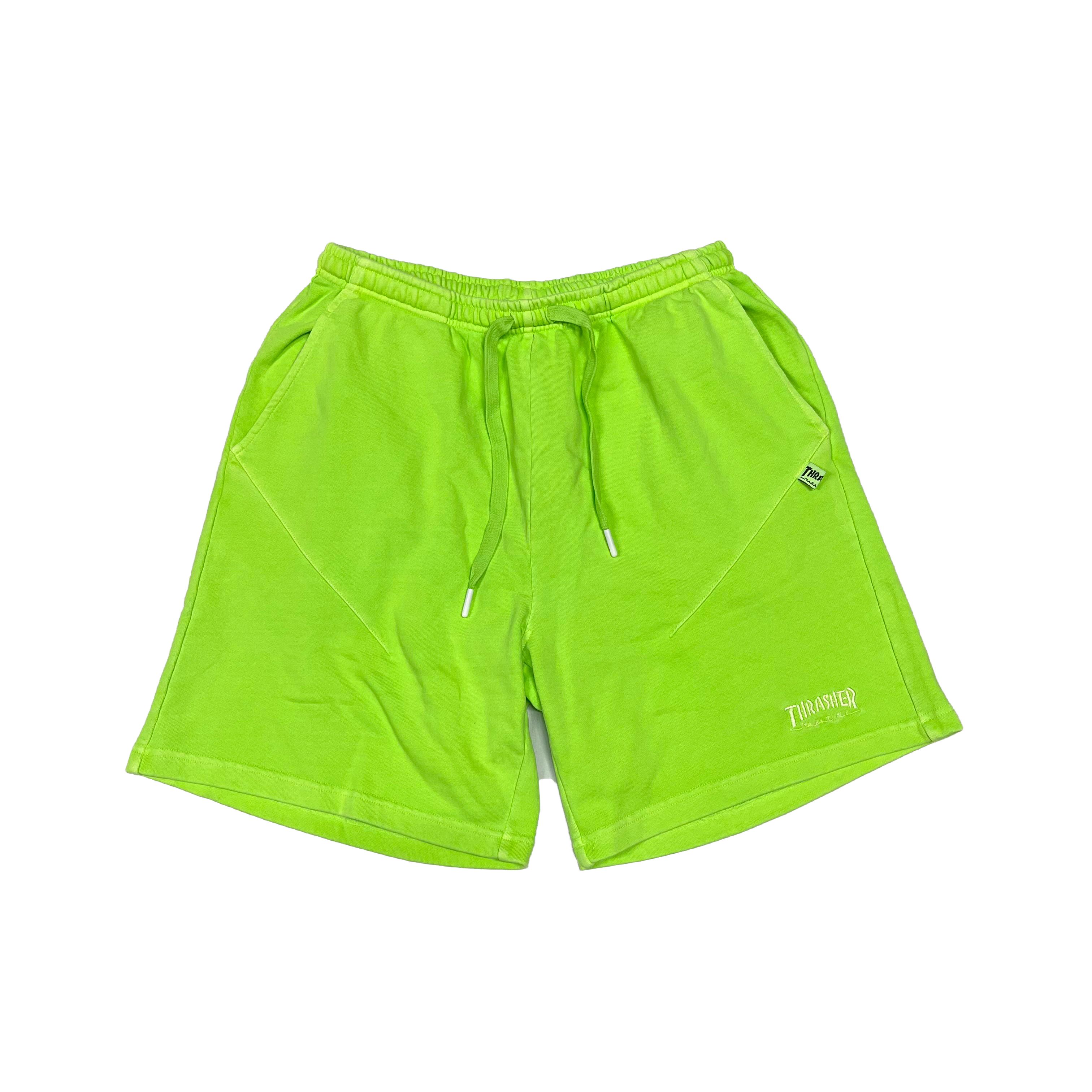  THRASHER / PIGMENT DYE SWEAT SHORTS / GREEN  å㡼 硼ȥѥ 硼 ϡ...