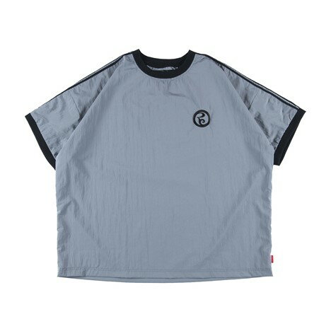 【 ROLLING CRADLE / 4LINE NYLON PULLOVER / GRAY 】 ローリングクレイドル ロリクレ 半袖 プルオーバー ナイロン ブルー 青のサムネイル