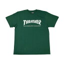 【 THRASHER / MAG LOGO S/S TEE / IVY GREEN 】 スラッシャー 半袖 Tシャツ グリーン 緑 スケートボード(4)