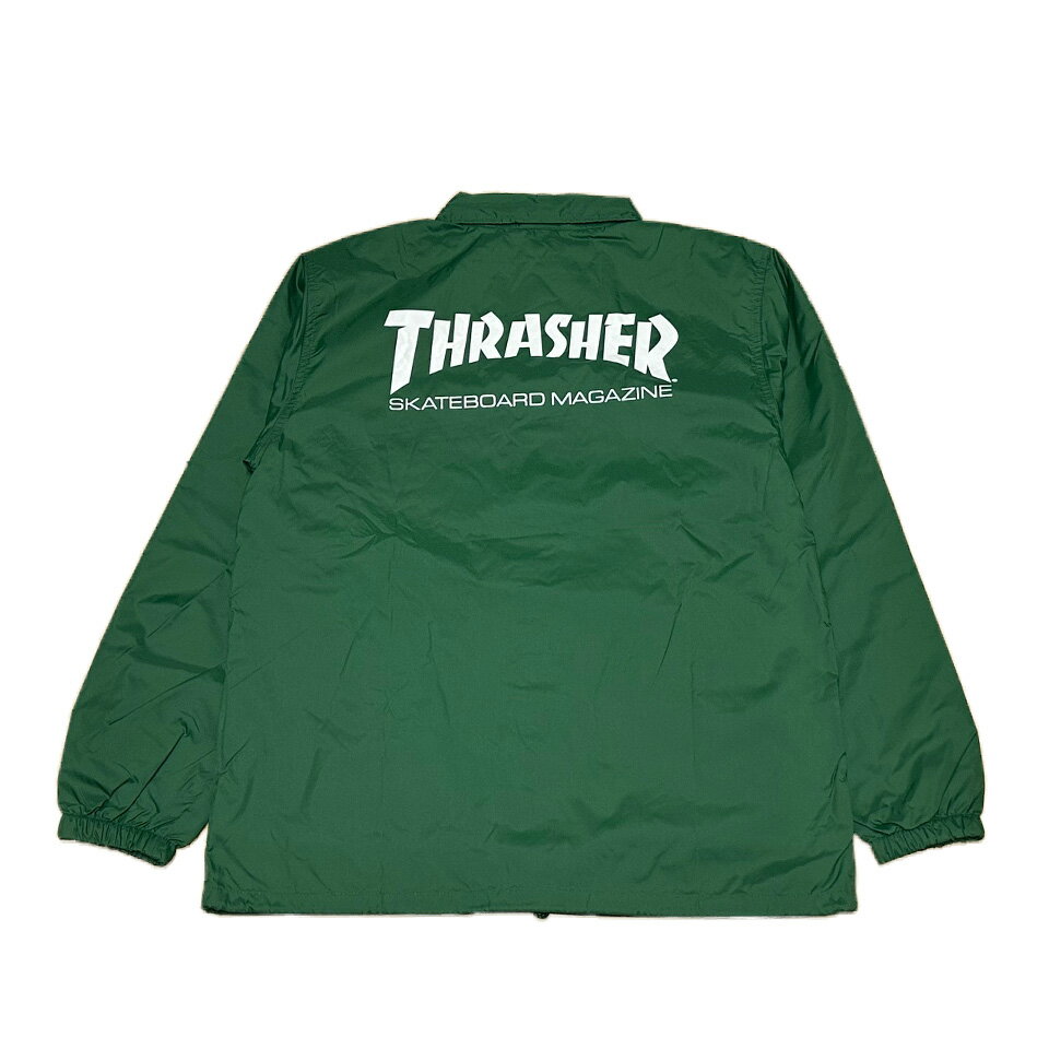  THRASHER / MAG LOGO COACH JACKET / IVY GREEN  å㡼  㥱å ...