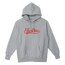【 ELECTRIC / SCRIPT HOOD / GRAY 】 エレクトリック スウェット パーカー フーディ グレー 灰 スノーボード スケートボード スケボー サーフィン ゴルフ フィッシング