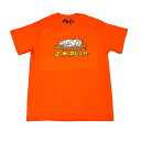 【 FOUNDATION / I'M DEAD S/S TEE / ORANGE 】ファンデーション 半袖 Tシャツ オレンジ スケートボード