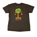 【 FOUNDATION / GREEN MONSTER S/S TEE / BROWN 】ファンデーション 半袖 Tシャツ ブラウン 茶 スケートボード