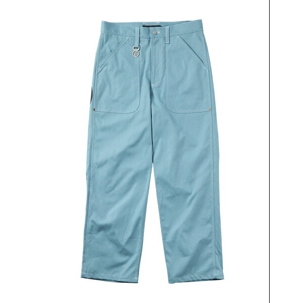 【 ROLLING CRADLE / BIG POCKET CANVAS PANTS / BLUE 】ローリングクレイドル ロリクレ パンツ ワイド キャンバス ブルー 青メンズワイドパンツ ワイドパンツ ストリートブランド ストリート系 ボトムス ビックポケット ワイドシルエット ブランドパンツ
