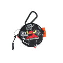 【 TOY MACHINE / TM CIRCLE COIN PURSE / BLACK PATTERN 】 トイマシーン コインケース パース 財布 総柄 ブラック 黒 スケボー スケートボード(4)