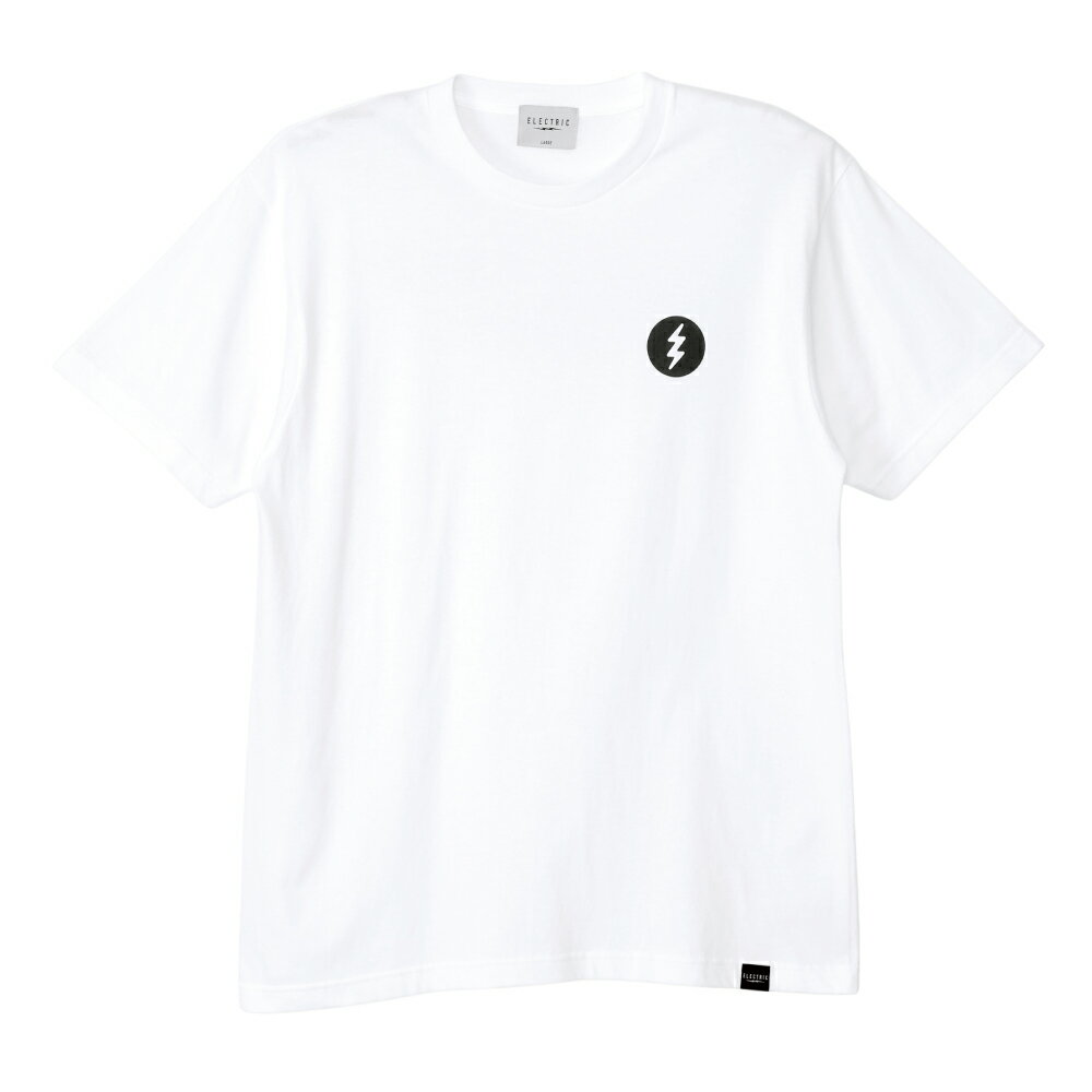 【 ELECTRIC / ICON LOGO S/S TEE / WHITE 】 エレクトリック 半袖 Tシャツ ホワイト 白 スノボー スノーボード スケートボード サーフィン ゴルフ フィッシング
