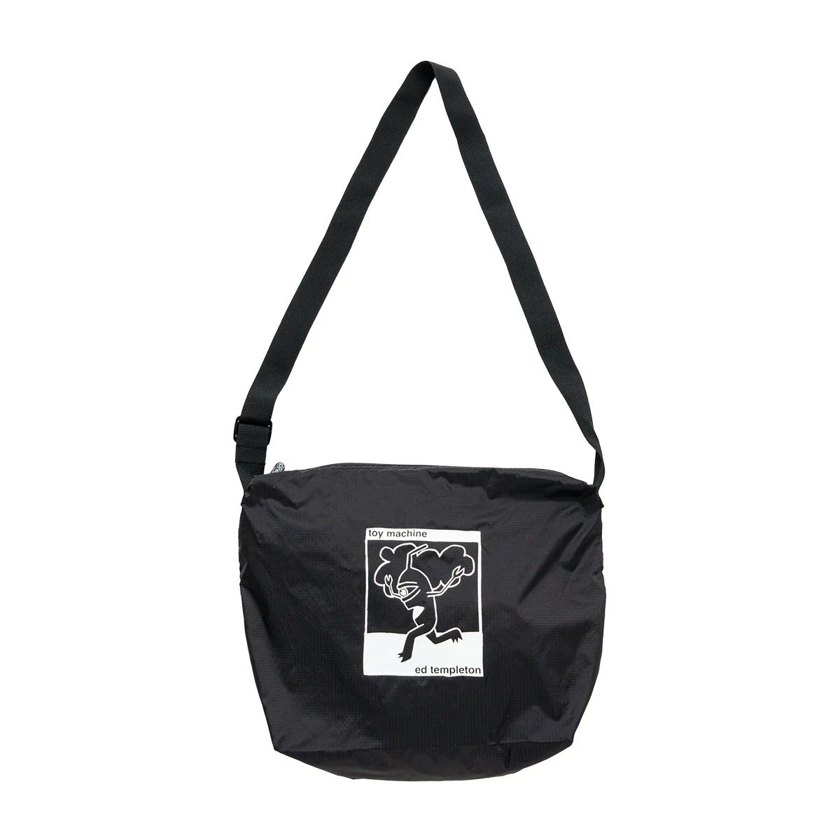 【 TOY MACHINE / EARLY SECT SHOULDER BAG / BLACK 】 トイマシーン トイマ バッグ ショルダーバッグ カバン ナイロン ブラック 黒 スケボー スケートボード