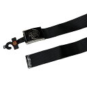【 SANTA CRUZ / OPUS DOT BELT / BLACK 】サンタクルーズ ベルト ガチャベルト GIベルト ブラック 黒 スケートボード