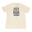 【 ANTI HERO / COAT OF ARMS S/S TEE / CREAM 】 アンタイヒーロー アンチヒーロー 半袖 Tシャツ クリーム アイボリー オフホワイト スケートボード