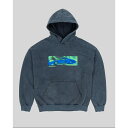 【 BEYOND MEDALS / ACID SKI HOODIE / WASHED BLACK 】ビヨンドメダルズ スウェット パーカー フーディ アシッドウォッシュ ブラック 黒 スノーボード スケートボード