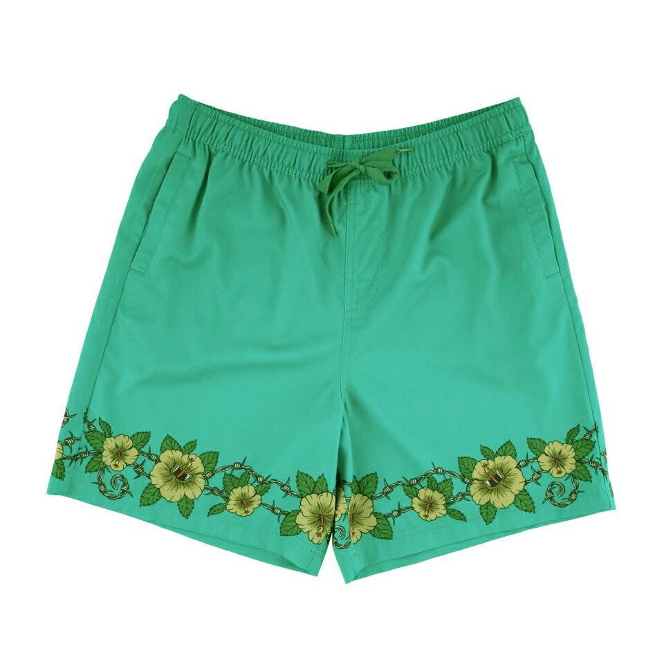 【 SANTA CRUZ / SCREAMING CABANA BOARD SHORT / TROPIC TEAL 】 サンタクルーズ ショートパンツ ショ..