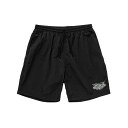 【 TOY MACHINE / ACTIVE EASY DRY SHORTS / BLACK 】 トイマシーン トイマ ショートパンツ ショーツ ハーフパンツ イージー ナイロン ブラック 黒 スケボー スケートボード