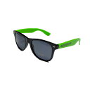 【 KROOKED / KROOKED EYES SUNGLASSES / GREEN × BLACK 】 クルキッド サングラス アイウェア ブラック 黒 蛍光 グリーン 緑 スケボー スケートボード マークゴンザレス(4)