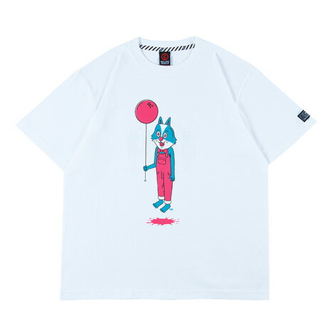 y ROLLING CRADLE / Re:LIKE A ROBBIE TEE / WHITE z [ONCh N TVc TVc  zCg 