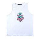 【 ROLLING CRADLE / 23RC TANKTOP / WHITE 】　ローリングクレイドル　ロリクレ　タンクトップ　ホワイト　白　イチゴ　送料無料