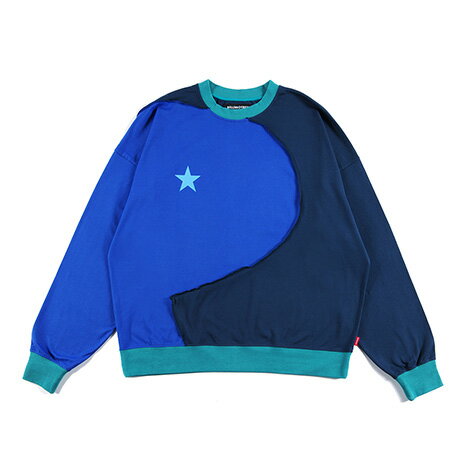 【 ROLLING CRADLE / R LONG SLEEVE / NAVY 】 ローリングクレイドル ロリクレ Tシャツ ロングスリーブ ロンT ネイビー 紺 ブルー 青 バイカラー 送料無料