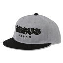 y ANIMALIA / 3D SNAPBACK CAP - JP Script - / GRAY ~ BLACK z@Aj}A@Lbv@6pl@2g[@O[@DF@