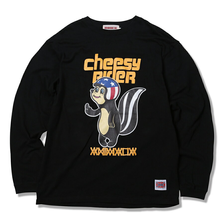 y ANIMALIA / CHEESY RIDER L/S / BLACK z@Aj}A@TVc@T@ubN@@