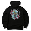 【 ANIMALIA / HELL GUILLOTINE HOODIE / BLACK 】 アニマリア キン肉マン 悪魔将軍 パーカー スウェット ブラック 黒 送料無料