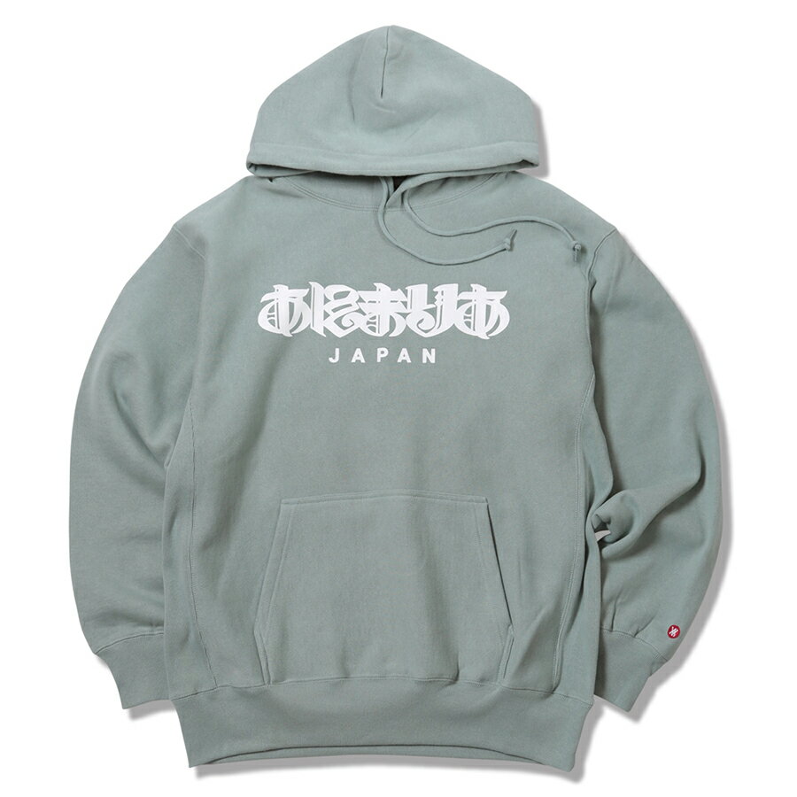 y ANIMALIA / HEAVY HOODIE - JP Script - / SMOKY GREEN z@Aj}A@p[J[@XEFbg@wr[IX@X[L[O[@O[@΁@݃J[@