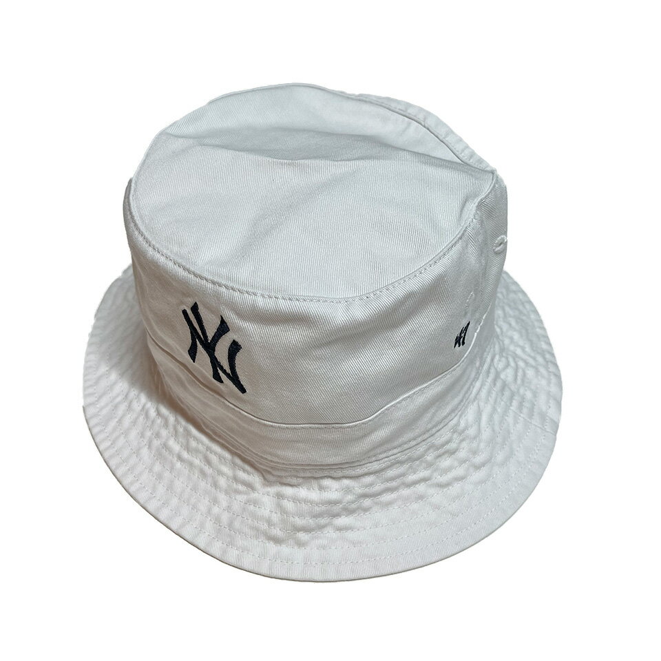 y '47 Bucket Hat Yankees / WHITE z tH[eB[Zu oPbgnbg MLB L[X zCg 