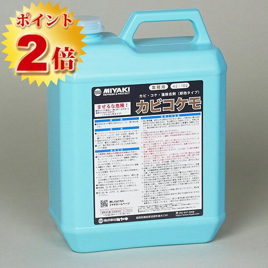樂天商城 - カビコケモ　4L(約20〜40平米)　ミヤキ,カビ取り,コケ取り,藻の除去
