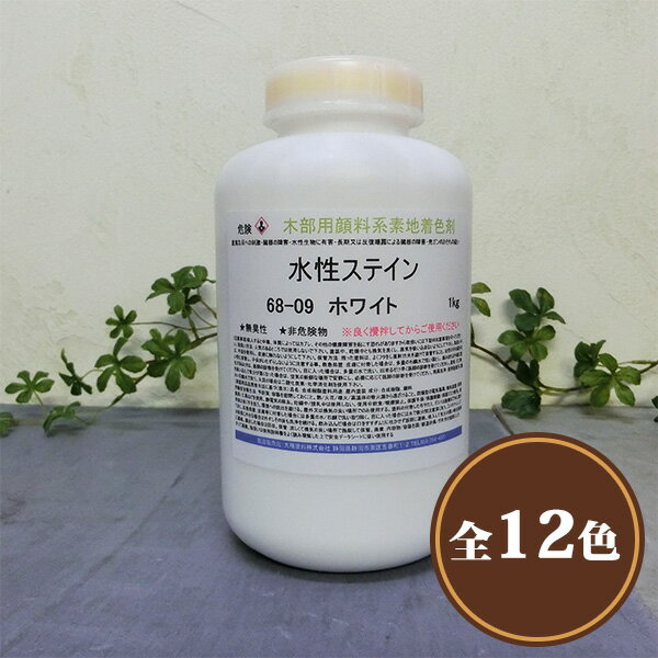 水性ステイン 1kg 屋内用/水性/着色剤/ステイン/速乾