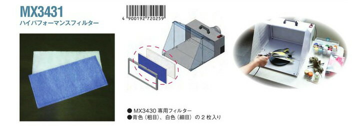 アネスト岩田 ハイパフォーマンスフィルター MX3431 (MX3430用フィルター)
