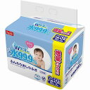 水99.9% ふんわりおしりふき 80枚×8個パック×6点 成分の99.9%が純水でできた限りなく水に近いおしりふき【同梱不可】【日時指定不可】(4)
