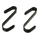 ハイロジック T-696 長押フックS2 ブラック 2個入 30696 【代引き・同梱不可】