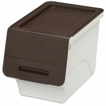 収納ケース　フロック　スリム30深型　3個組　fr-S30-3　Nブラウン・NBR 【代引き・同梱不可】