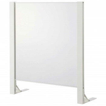 豊國工業 飛沫ガードアクリルパネル 片面用単体 H1000×W900mm HG-AK0910-W ホワイト 【代引き・同梱不可】
