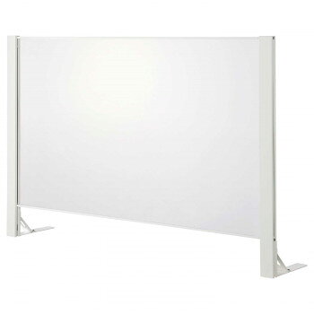 豊國工業 飛沫ガードアクリルパネル 片面用単体 H1000×W1500mm HG-AK1510-W ホワイト 【代引き・同梱不可】