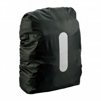 撥水 雨 リュックカバー 固定ベルト 反射テープ リュックレインカバー　Mサイズ 【代引き・同梱不可】