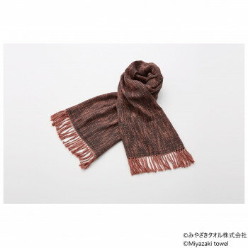みやざきタオル 今治マフラー マッフル 160cm×34cm No.6 シュリンプピンク 【代引き・同梱不可】