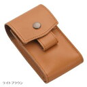 レザータバコケース(日本製) ライトブラウン 【代引き・同梱不可】|詳細画像