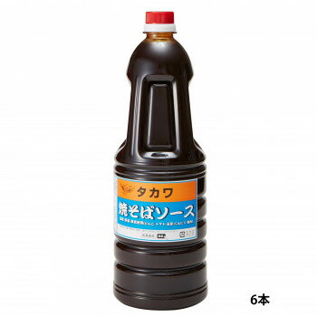 和泉食品　タカワ焼きそばソース(中濃)　1.8L(6本) 【代引き・同梱不可】