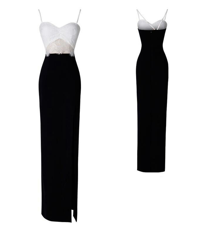 【送料無料】スリットワンピース お出かけ デート 韓国 セクシー パーティードレス タイトワンピース レディース ロングドレス 披露宴 ナイトドレス 大人 キャバドレス 袖なし ワンピ 着痩せ 可愛い 女子会 ワンピース モーターショー ワンピース お呼ばれワンピース