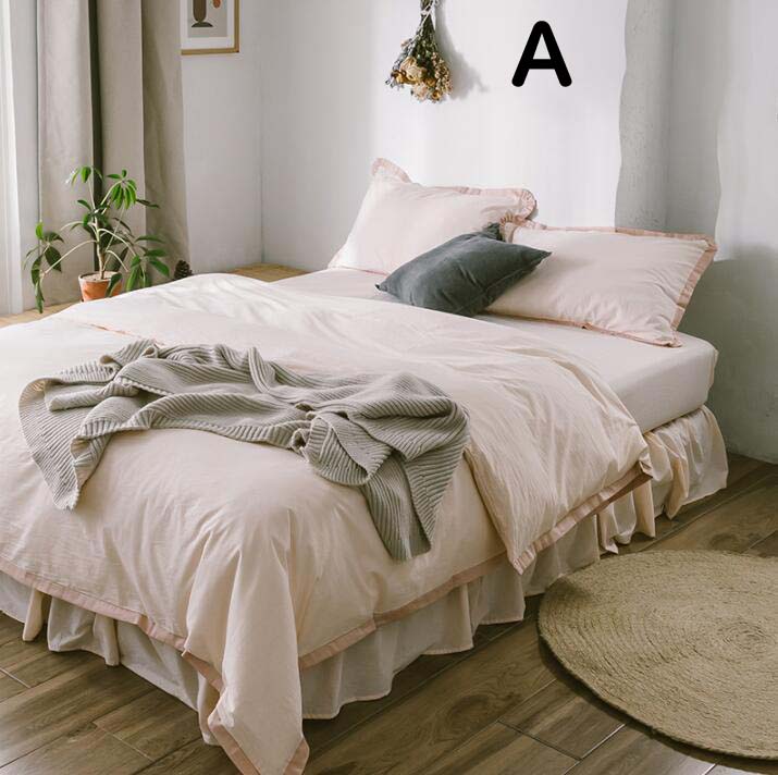 【送料無料】シングル 掛け布団カバー 姫系 ベッド用品 可愛い 綿100% 3点セット 布団カバー 通気 吸湿 寝具カバーセット 柔らか 肌に優しい フラットシーツ 枕カバー 敷き布団カバー 抗菌 防臭 防ダニ 新生活 一人暮らし プレゼント インテリア ベッドカバー まくらカバー [2]