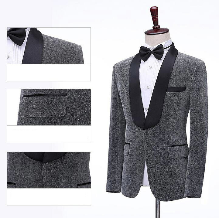 【送料無料】メンズスーツ シングルスーツ パーティー 披露宴 二次会 忘年会スーツ 男性 スリムスーツ 紳士服 撮影 礼服 舞台 演出服 司会 結婚式スーツ スーツセット フォーマルスーツ 2点セット ジャケット+パンツ メンズ スーツ セットアップ