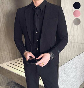 韓国風 フォーマルスーツ メンズスーツ 紳士服 春夏秋冬 メンズスーツセット ビジネススーツ スーツ メンズ 無地 セットアップ ジャケット+パンツ スリムスーツ 2点セット 結婚式スーツ パーティー 成人式 父の日 息子 プレゼント 通勤 披露宴 司会 舞台ネット通販