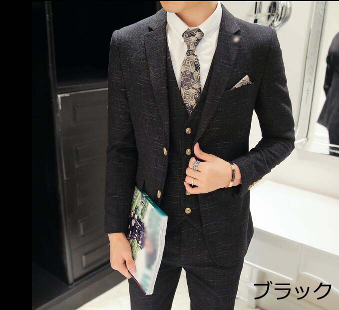 【送料無料】メンズスーツセット スーツ 上下セット 2点セット シングスーツ ジャケット+パンツ ビジネススーツ セットアップ 韓国風 フォーマルスーツ 着痩せ 制服 長袖 入社 オフィス 通勤 入学式 卒業式 結婚式スーツ 二次会 披露宴 忘年会 紳士服 スーツ 男性用