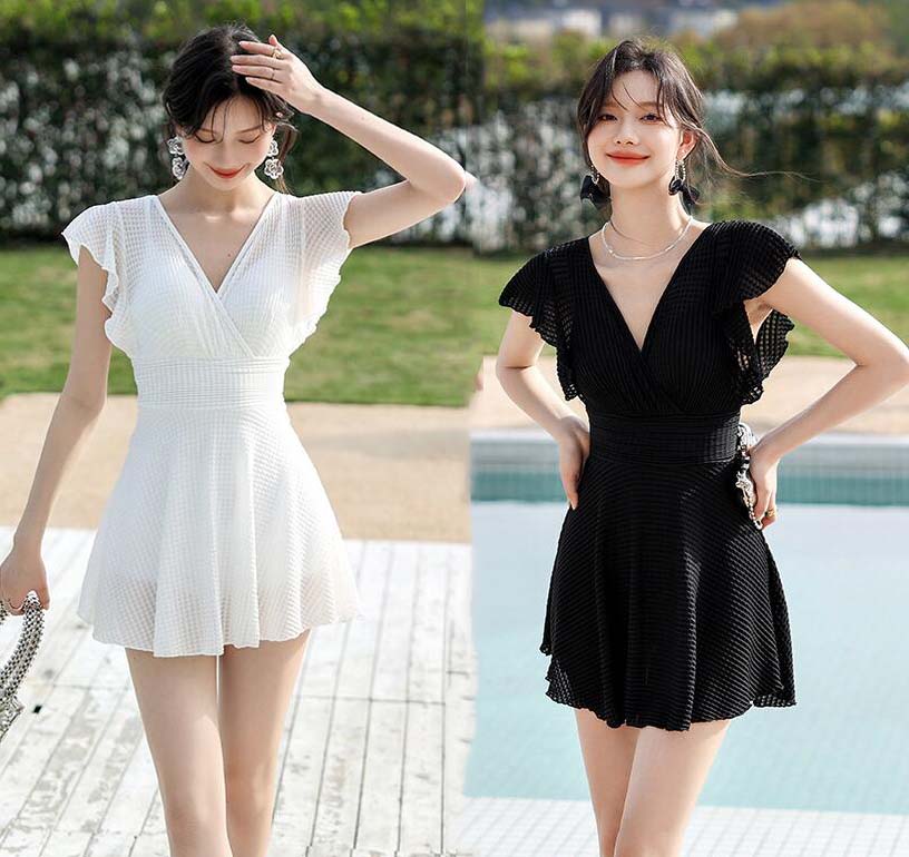 【送料無料】水着 レディース ビキニ ワンピース水着 韓国風 可愛い セクシー 体型カバー水着 連体 小胸 バスト 盛れる パッド付き セクシー 露出控えめ オールインワン 大きいサイズ ビキニ水着 タンキニ 高校生 大学生 大人 みずぎ 海 プール リゾート 温泉 10代 20代 30代