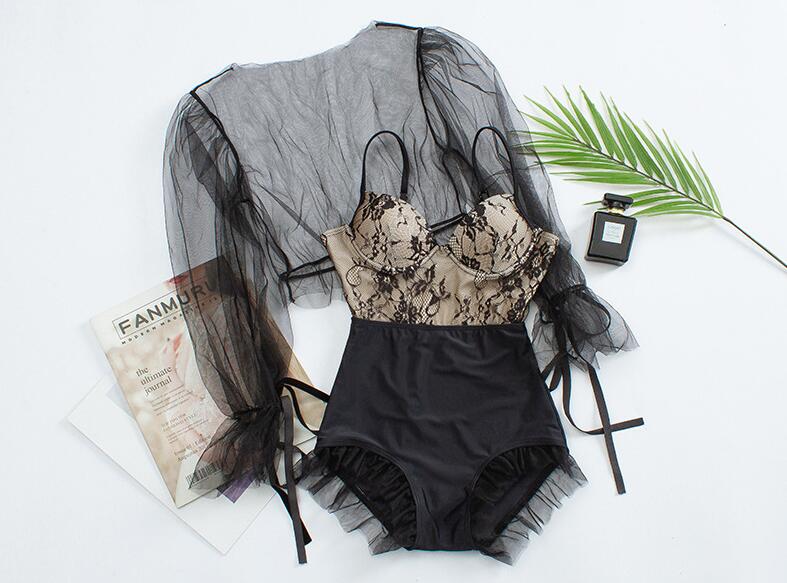 【送料無料】オールインワン水着 水着 レディース セット水着 セクー タンキニ 水着 ビキニ 体型カバー 水着 ミセス ママ水着 学生 小胸 盛れる レディース水着 レース 可愛い 大人 20代 30代 40代 海外旅行 ビーチ 海水浴 大きいサイズ S M L XL 温泉 プール Bikini