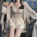 【送料無料】水着セット 可愛い タンキニ レディース 3点セット 上着+パンツ+パレオ セパレート水着 セクシー 水着 体型カバー水着 ビキニ パレオ 小胸 春...
