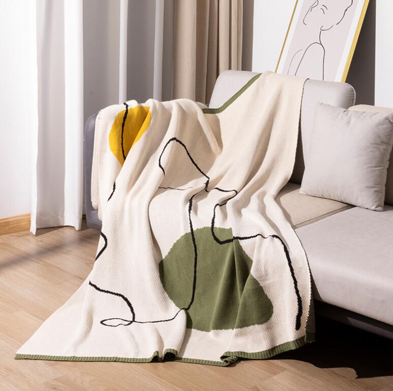 【送料無料】北欧風 肌掛布団 タオルケット 127*152cm ひざ掛け お昼寝 オフィス 夏ブランケット 可愛い 冷房対策 肌布団 ベッドカバー ソファーカバー ブランケット 夏布団 通気性 ガーゼケット 掛け布団 洗える 子供布団 車中泊 来客用 新生活 母の日 出産祝い プレゼント