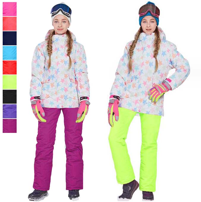 【新作セール】激安 スノーボードウェア スキーウェア 可愛い 上下セット ジャケット パンツ スノーウェア 暖かい 女性用スノボウェア レディース スノボーウェア スノボ ウェア ボードウェア お揃い 防寒 スノーボード スキー 雪服 大きいサイズ S/M/L/XL/2XL